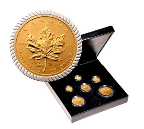 2004 25th Anniversary of the introduction of Gold Maple Leaf Coins
